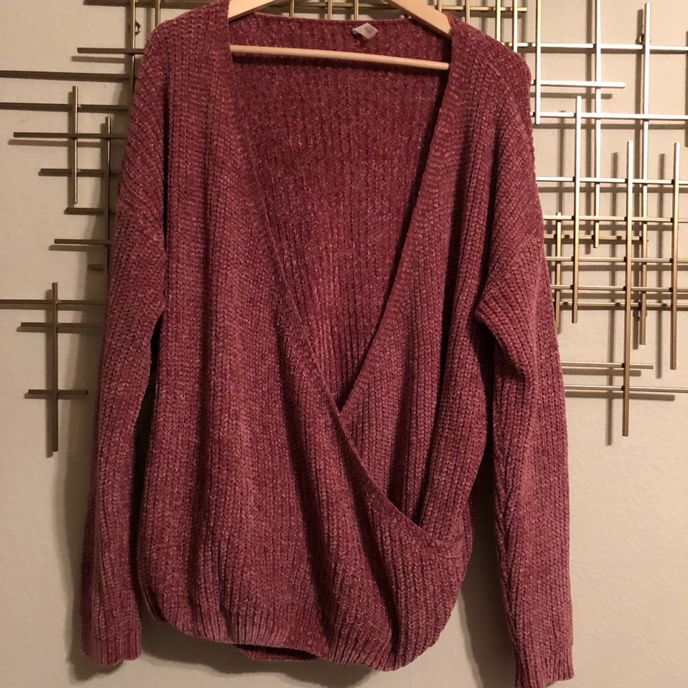 ‼️SALE‼️ Chenille Wrap Sweater